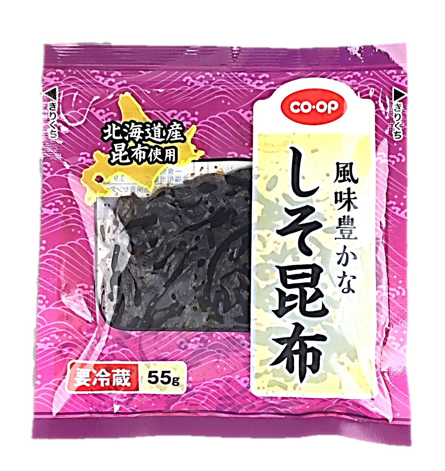 風味豊かなしそ昆布55g コープ