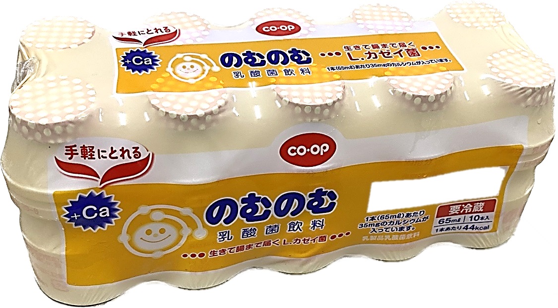 のむのむ乳酸菌飲料+Ca65ml×10 コープ