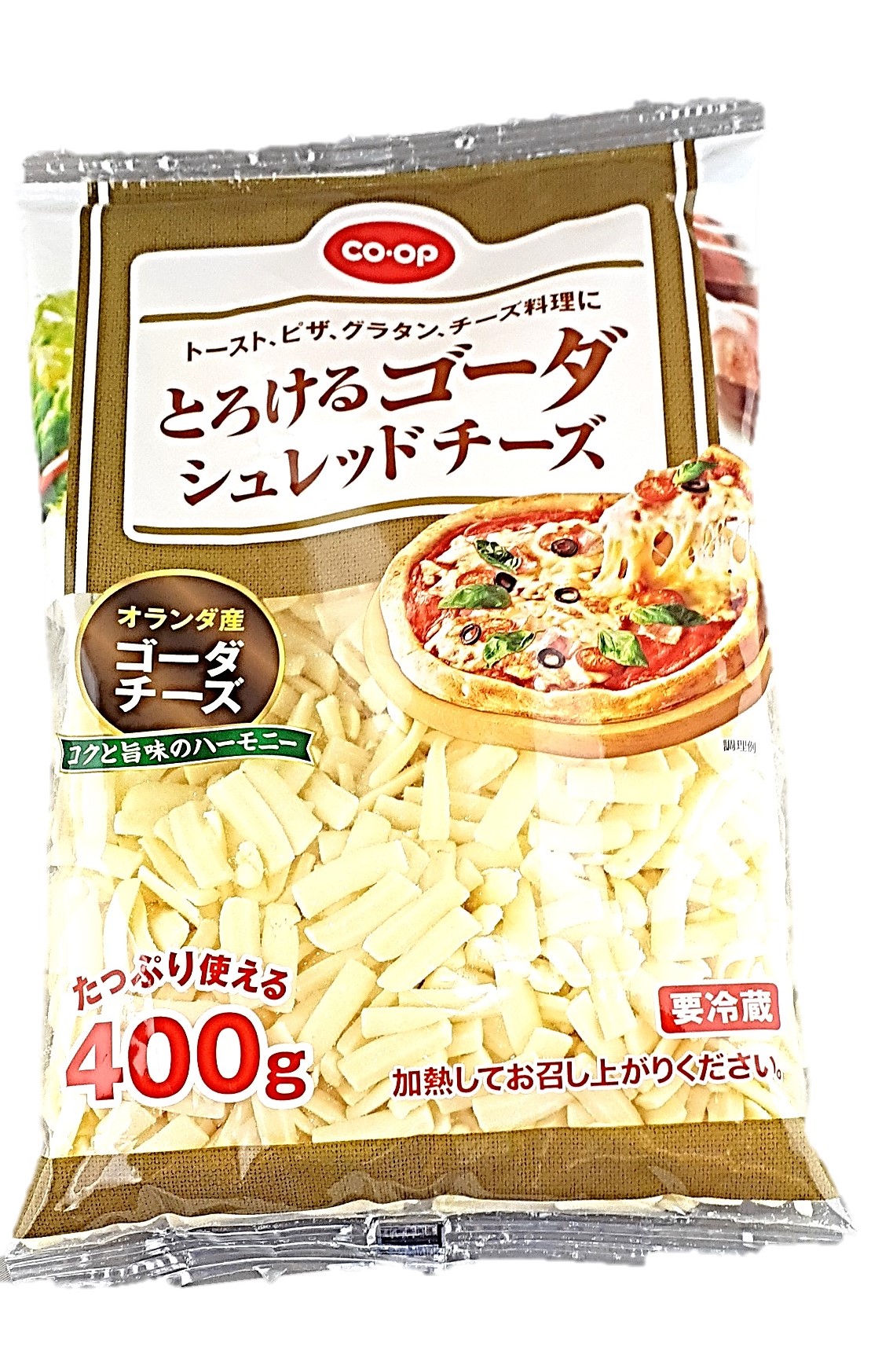 とろけるゴーダシュレッドチーズ400g