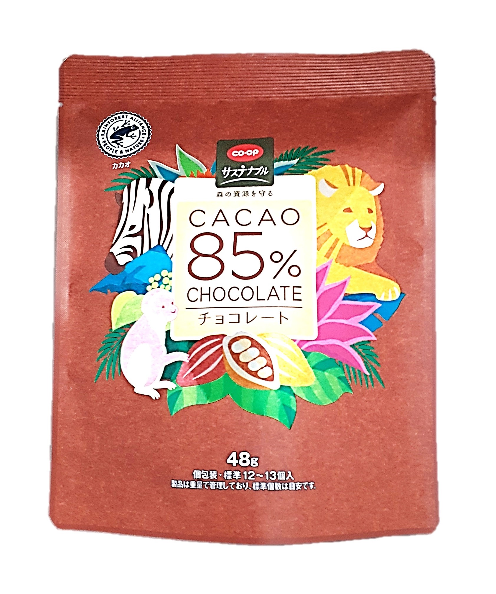 カカオ85%チョコレート48g コープ