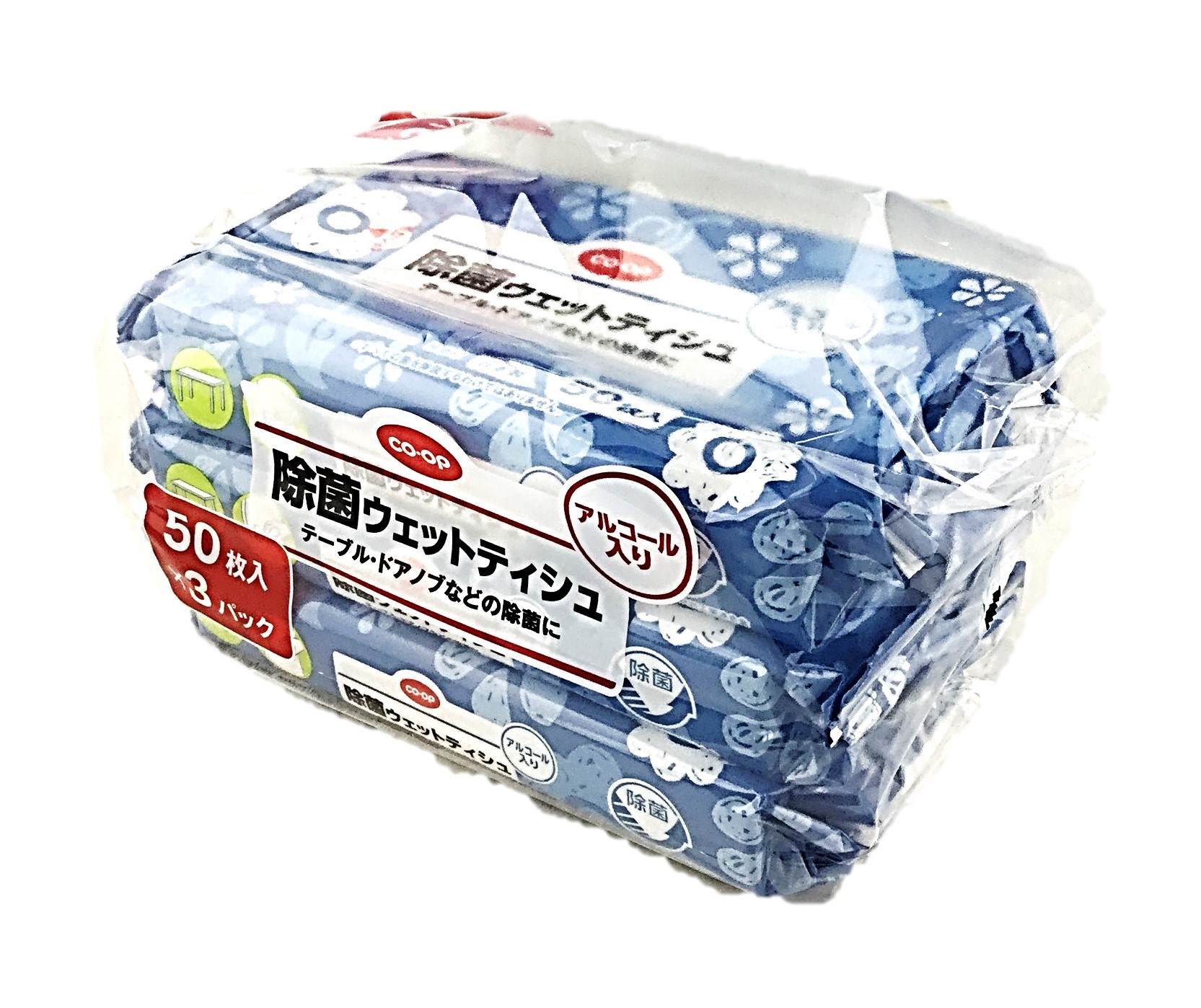 除菌ウェット アルコール50枚×3 コー