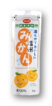 凍らせておいしい温州みかん80g コープ