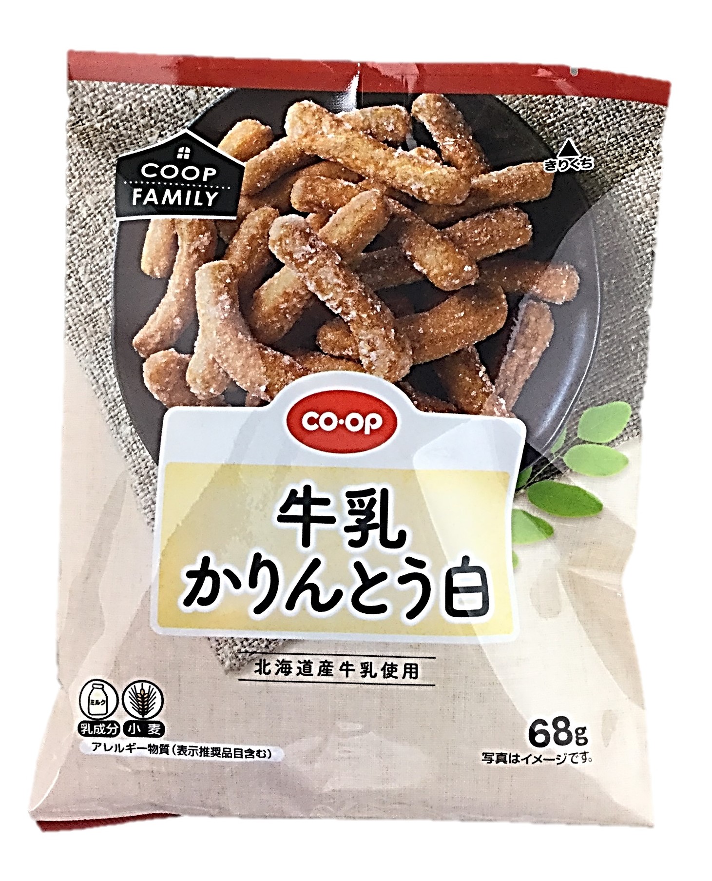 牛乳かりんとう白≪F≫68g コープ