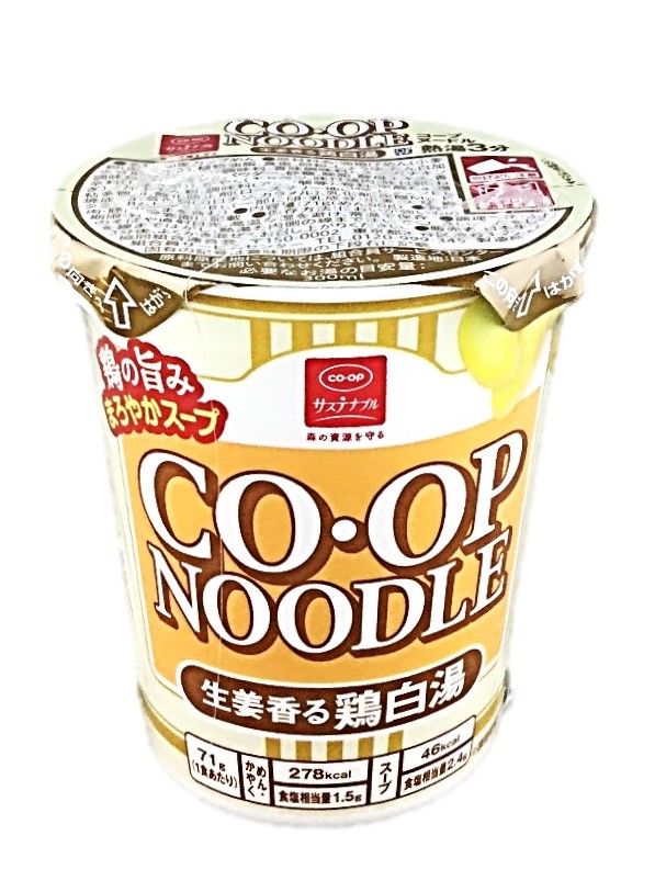 コープヌードル生姜香る鶏白湯66g コー