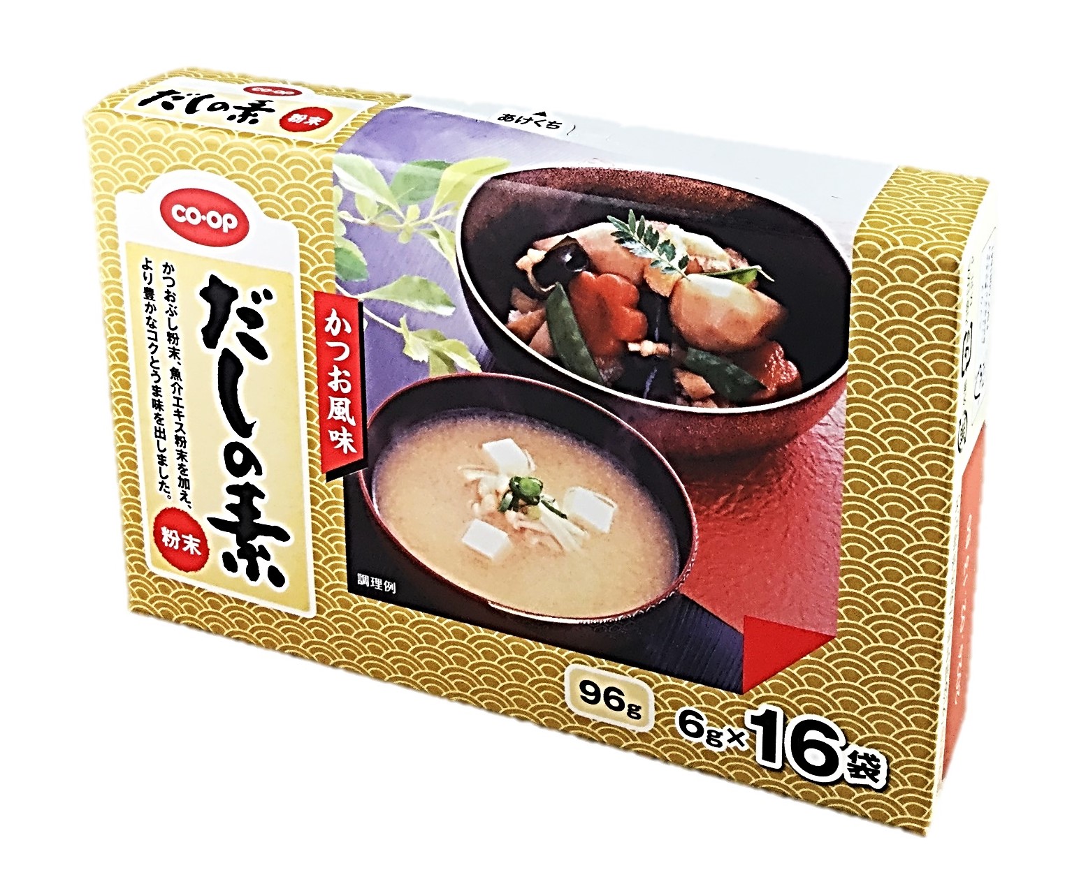 だしの素(粉末)6g×16P コープ