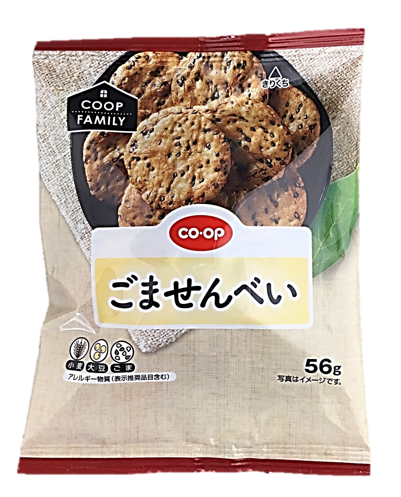 ごませんべい≪F≫56g コープ