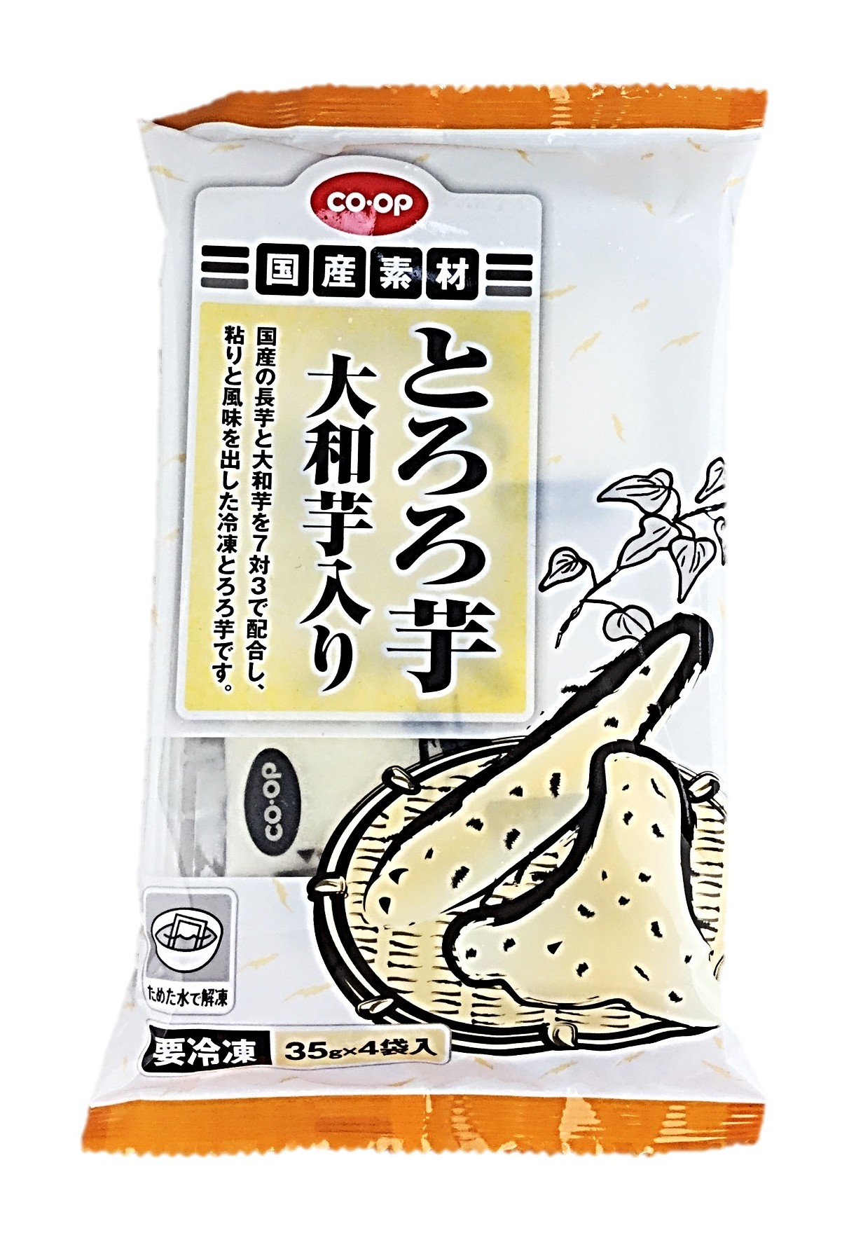 とろろ芋(大和芋入り)35g×4 コープ