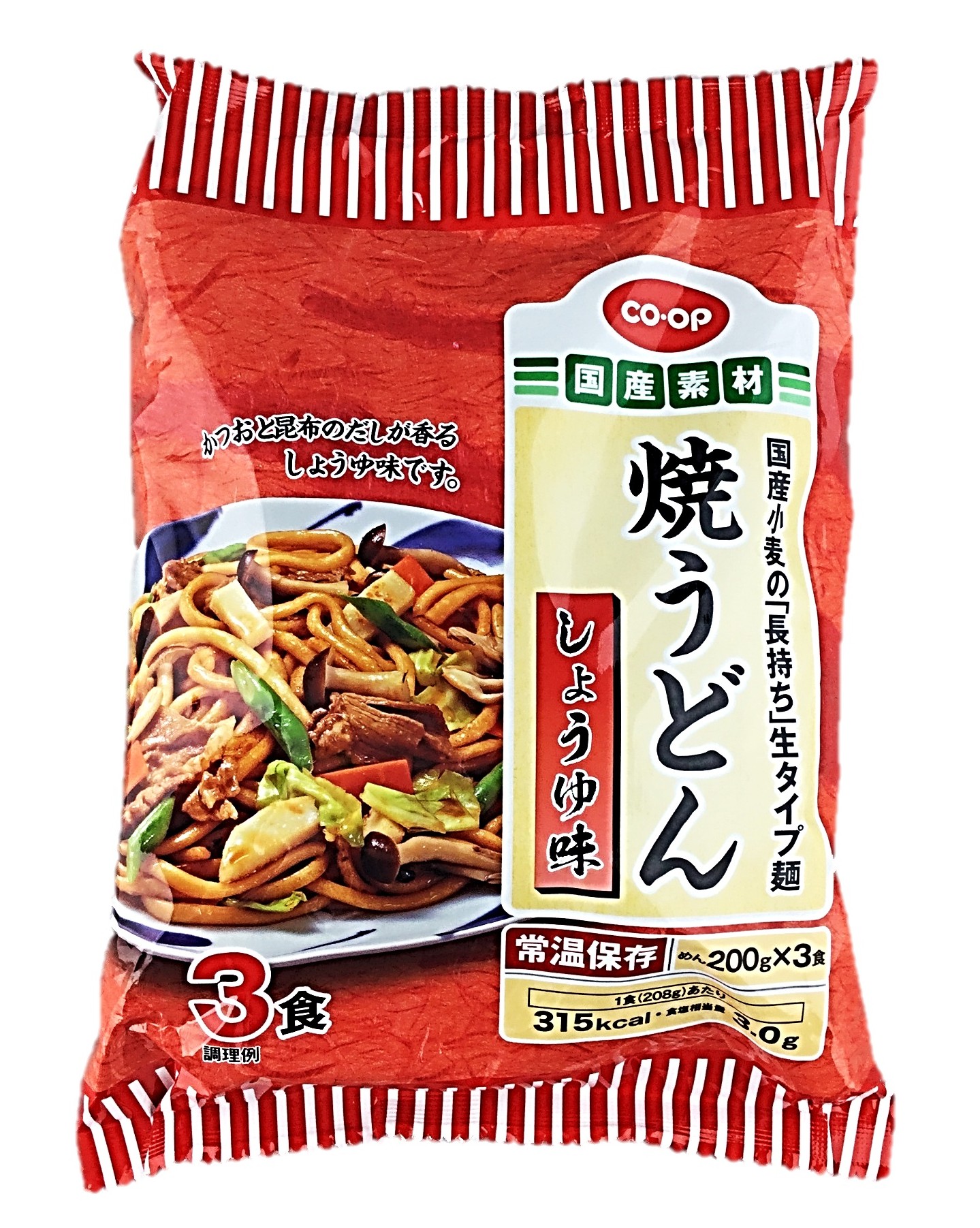 焼うどんしょうゆ味≪生タイプ≫200g×