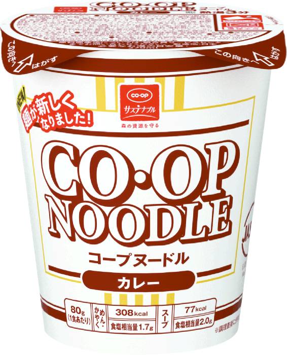 コープヌードルカレー80g コープ
