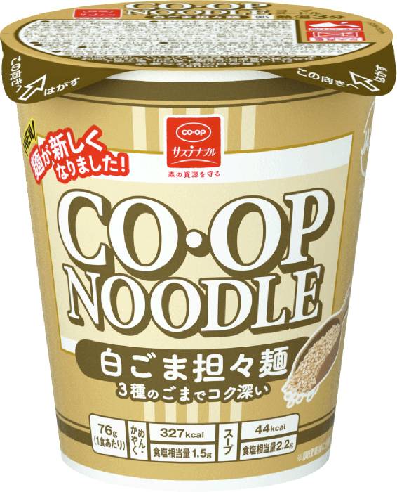コープヌードル白ごま担々麺76g コープ