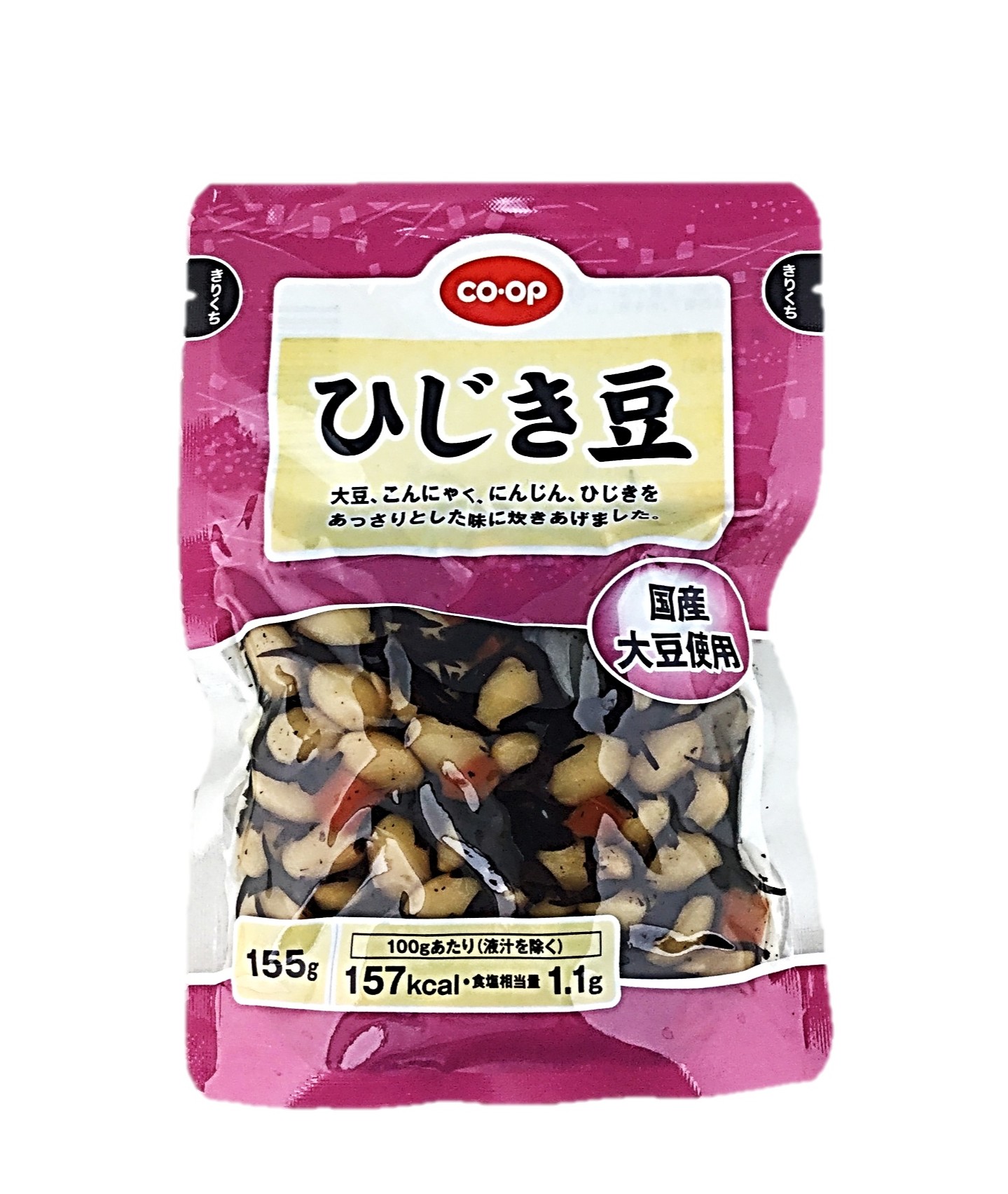 ひじき豆155g コープ