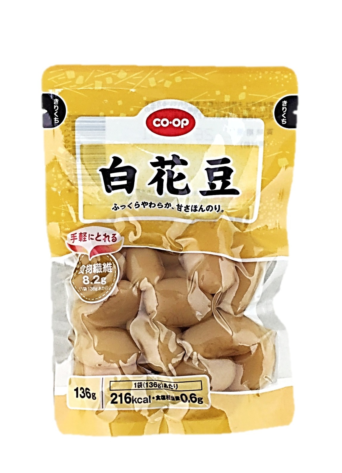白花豆136g コープ