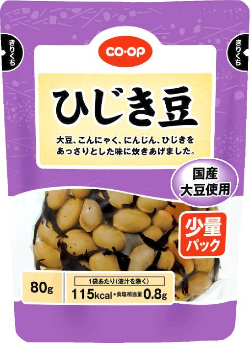 ひじき豆 少量パック80g コープ