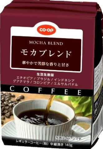 モカブレンド中細挽き140g コープ