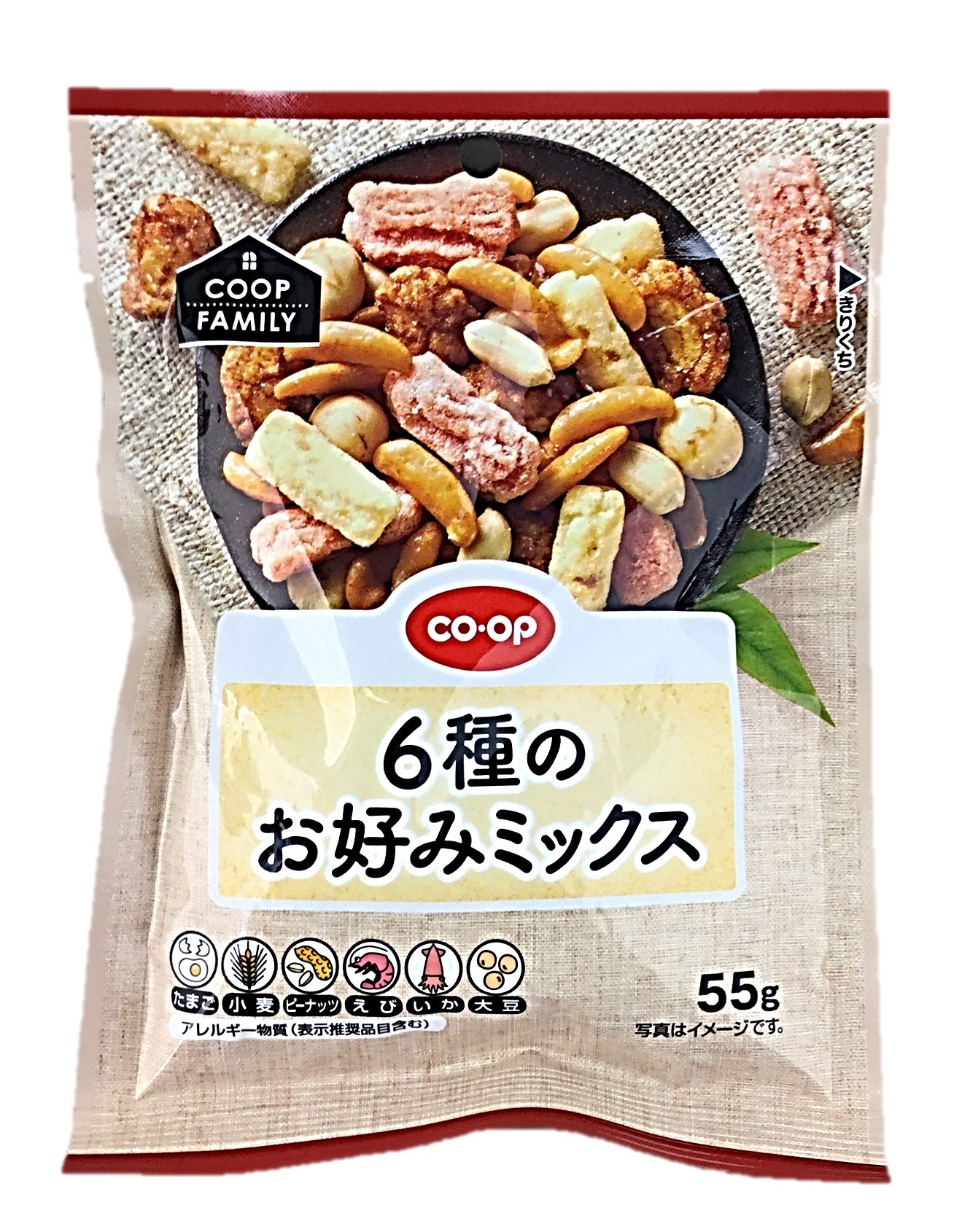 6種のお好みミックス55g コープ