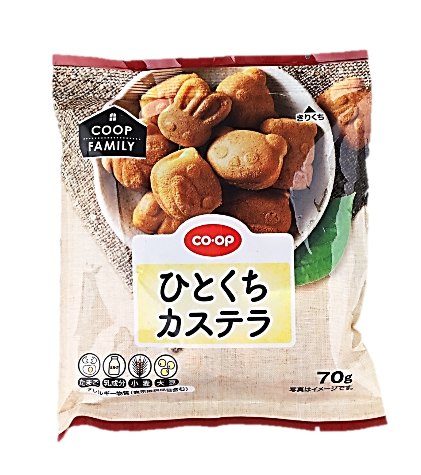 ひとくちカステラ≪F≫70g コープ