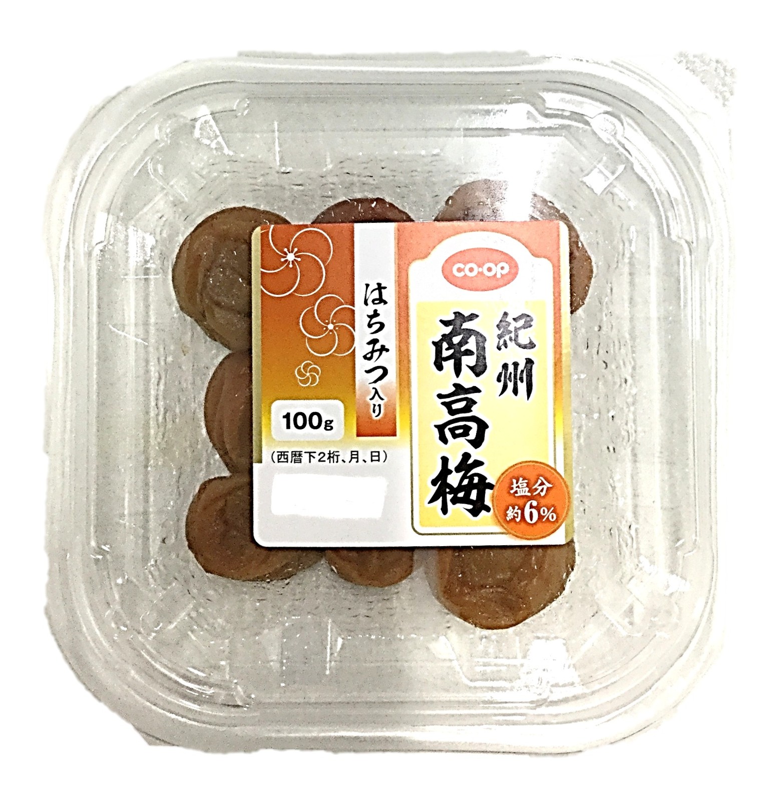 紀州南高梅はちみつ入り100g コープ