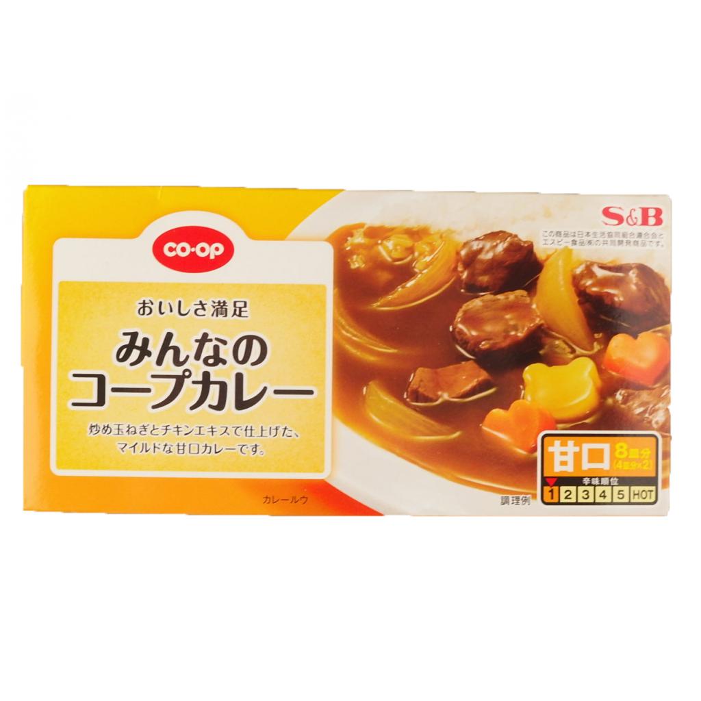 みんなのコープカレー甘口8皿140g コ