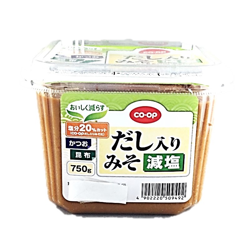 だし入りみそ 減塩750g コープ