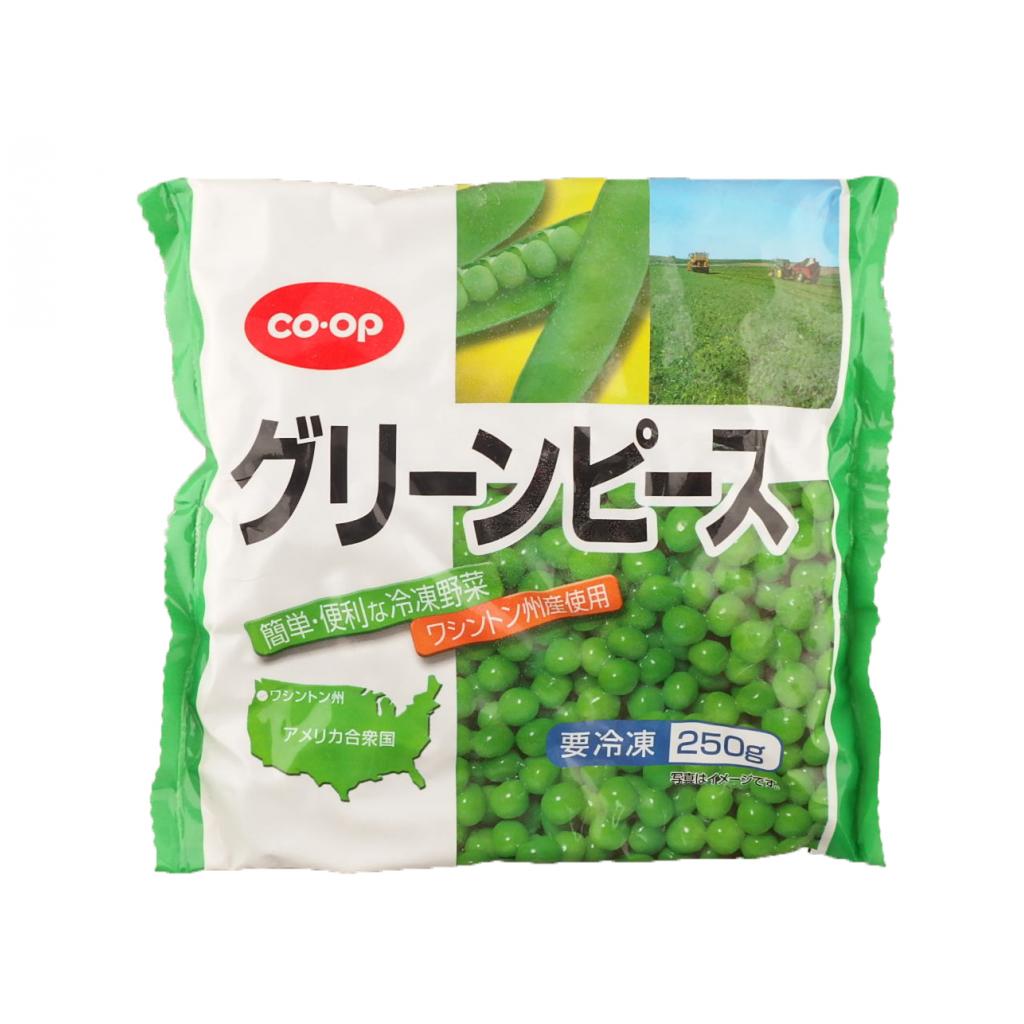 グリーンピース250g コープ