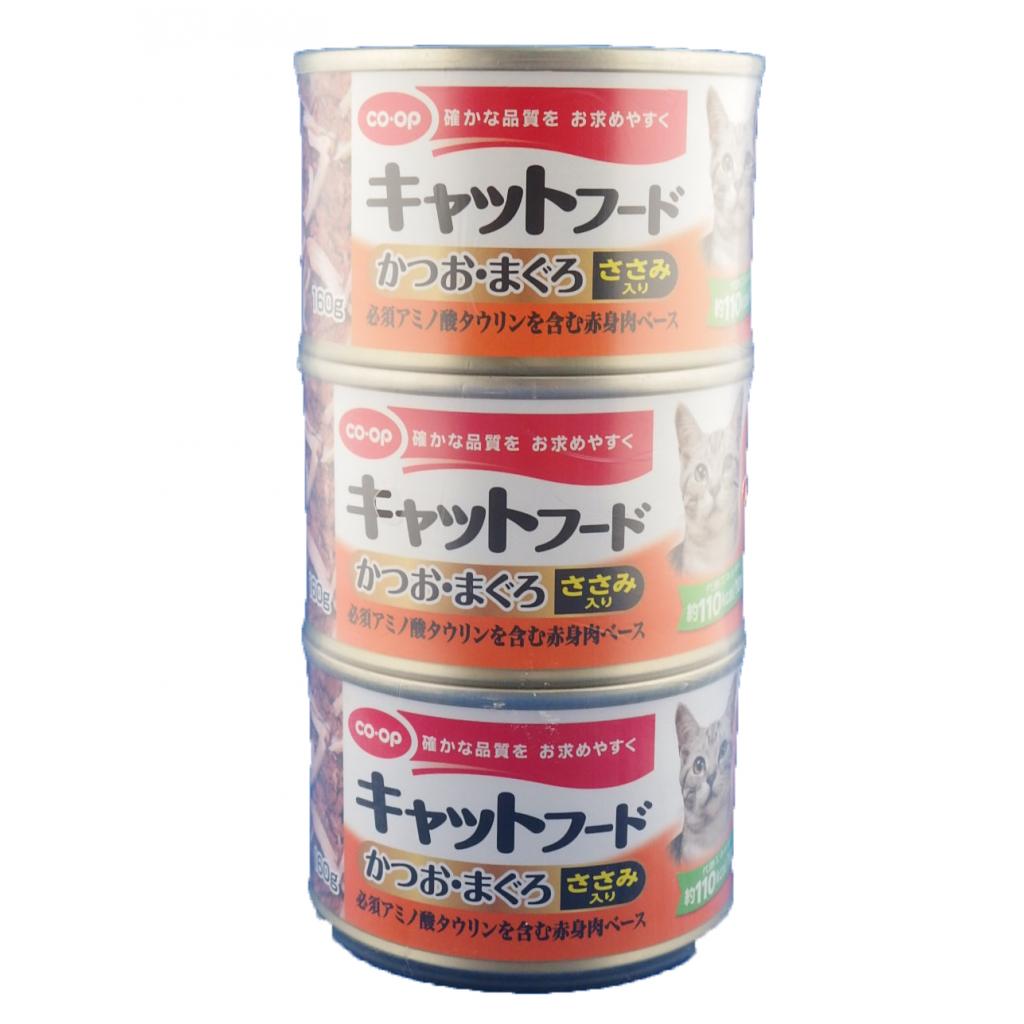 キャットフードかつおまぐろささみ160g