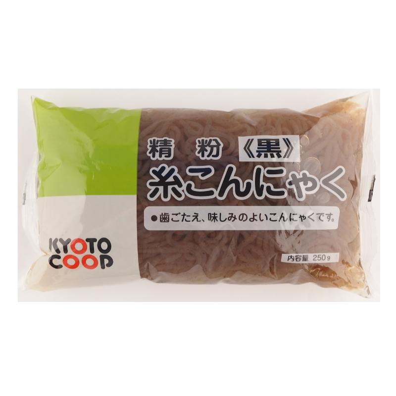 精粉糸こんにゃく(黒)200g コープ