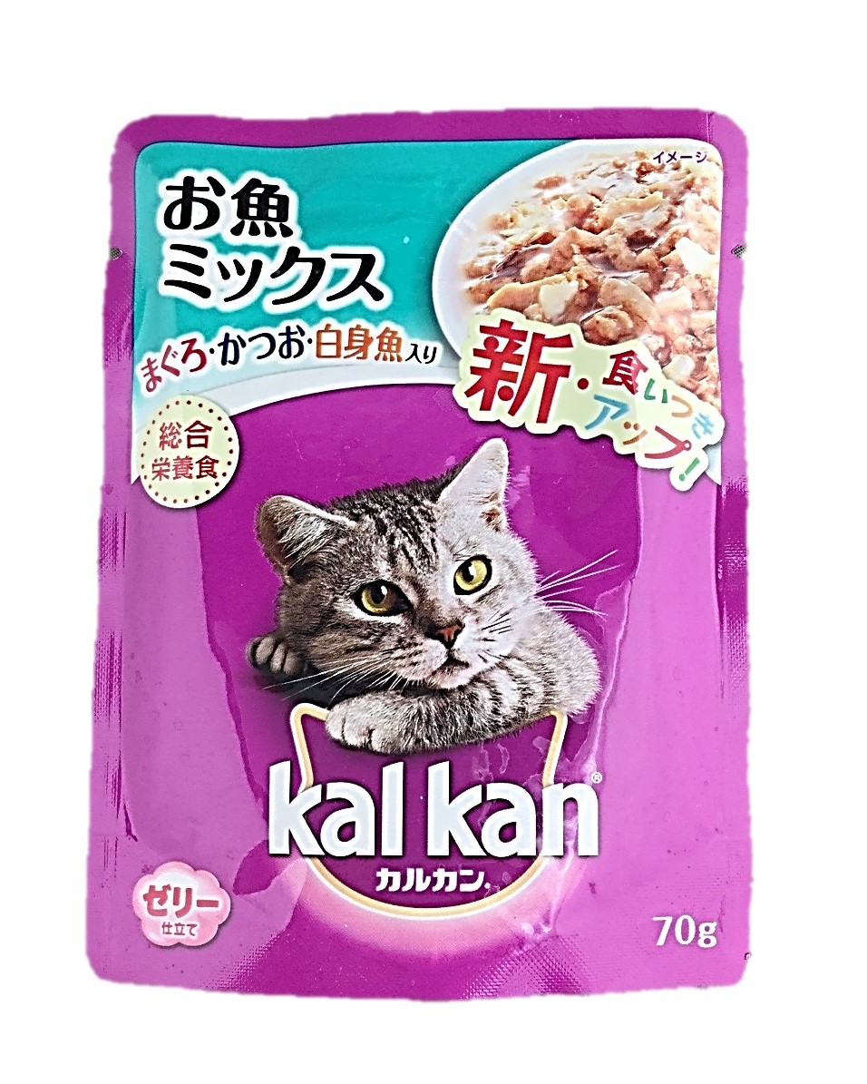カルカンパウチ お魚ミックス70g マー