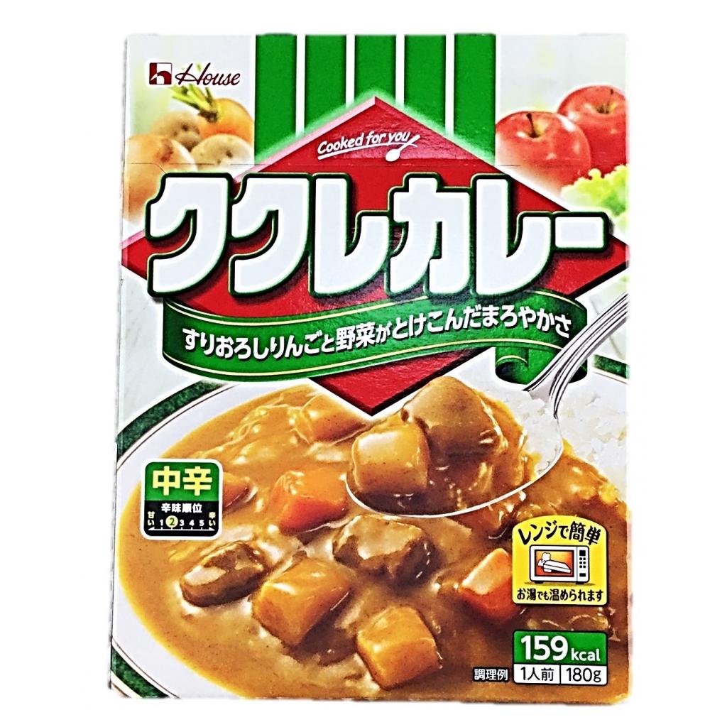 ククレカレー 中辛180g ハウス食品