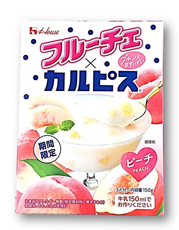 フルーチェ×カルピス ピーチ150g ハ