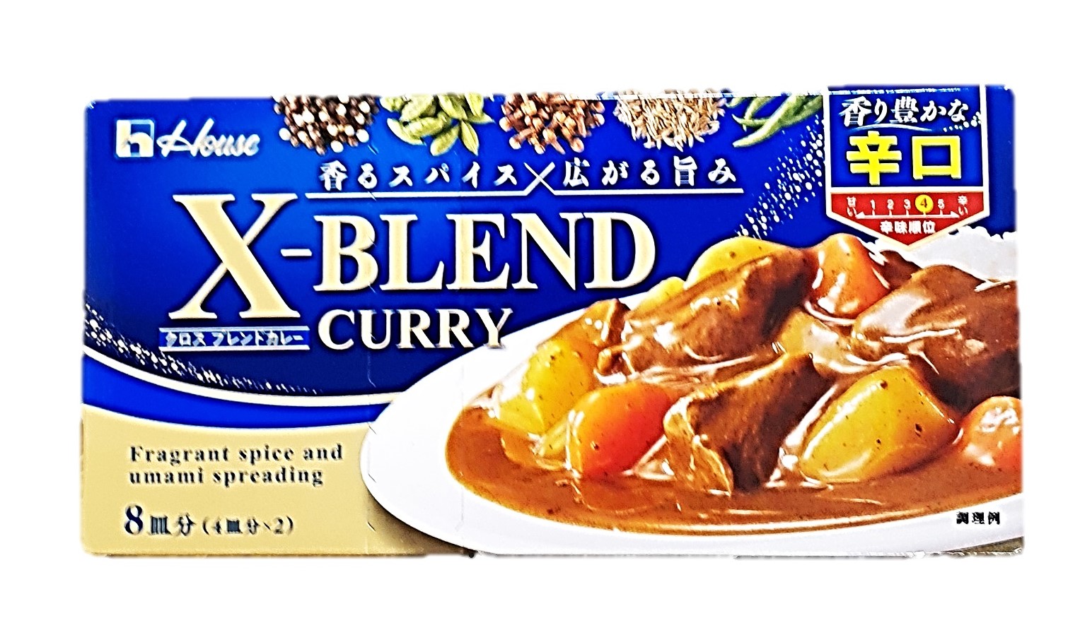 クロスブレンドカレー 辛口140g ハウ