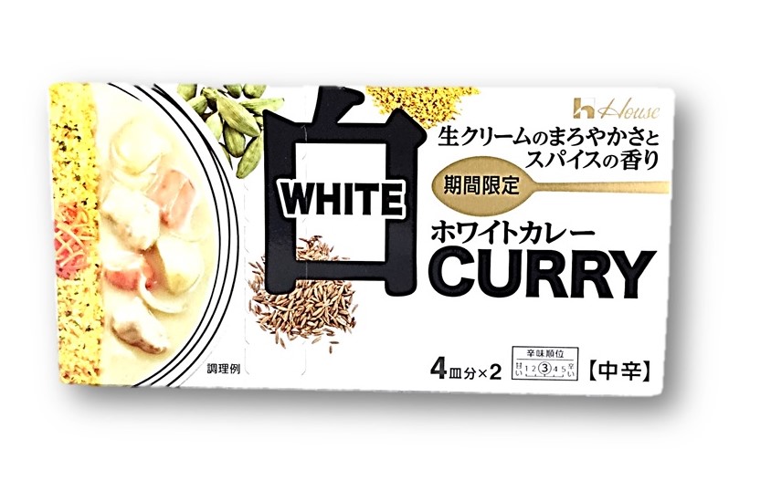 ホワイトカレー 中辛140g ハウス食品