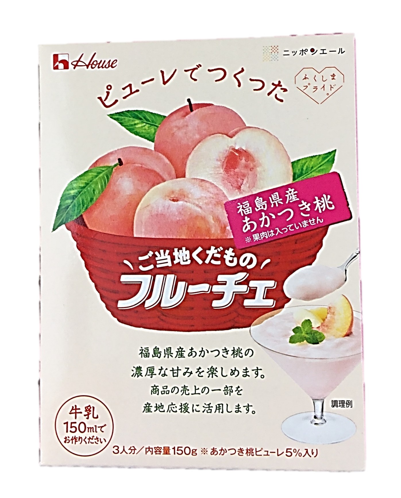 ご当地くだものフルーチェ 福島県産桃15