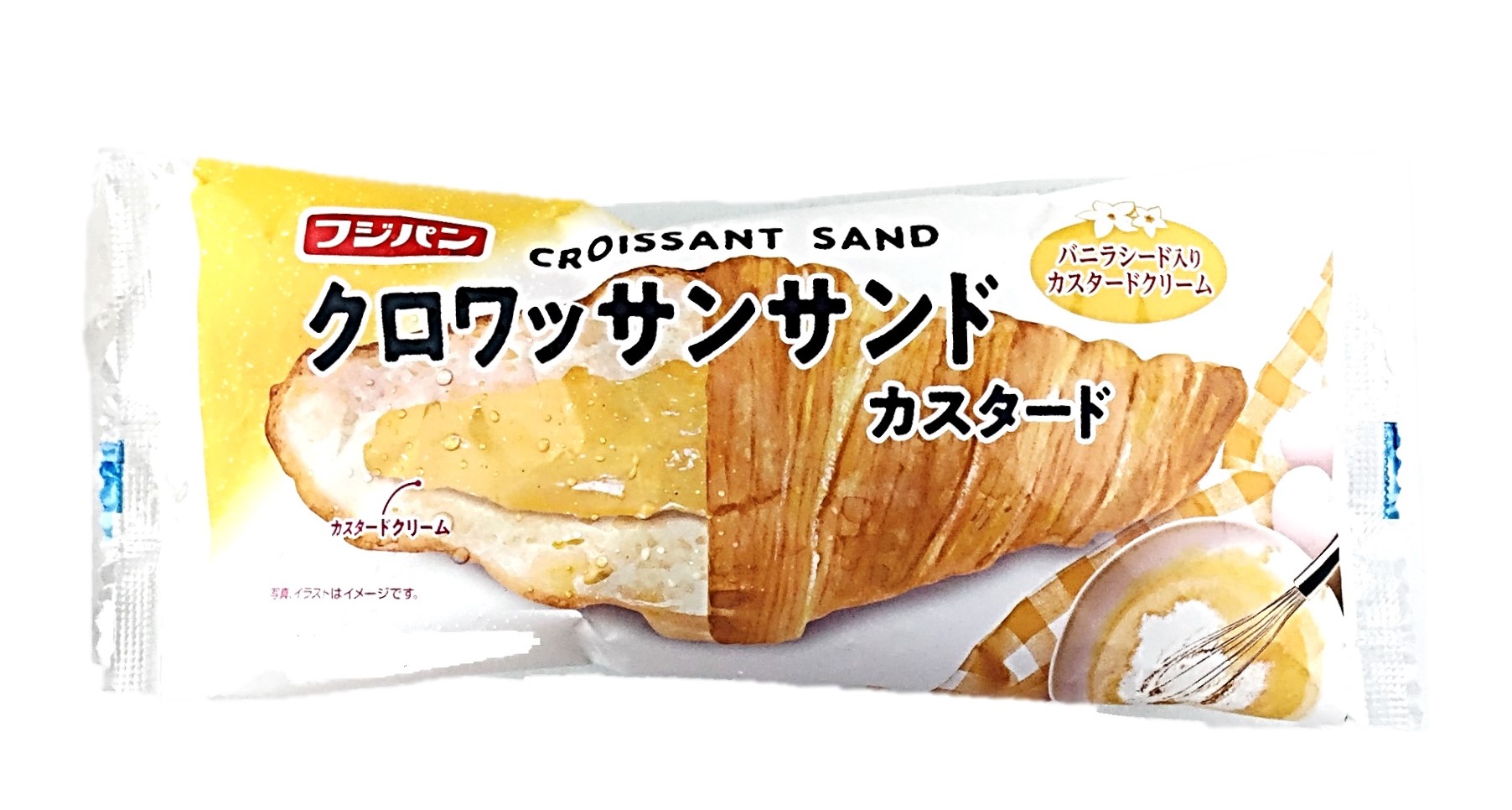 クロワッサンサンド カスタード1個 フジ