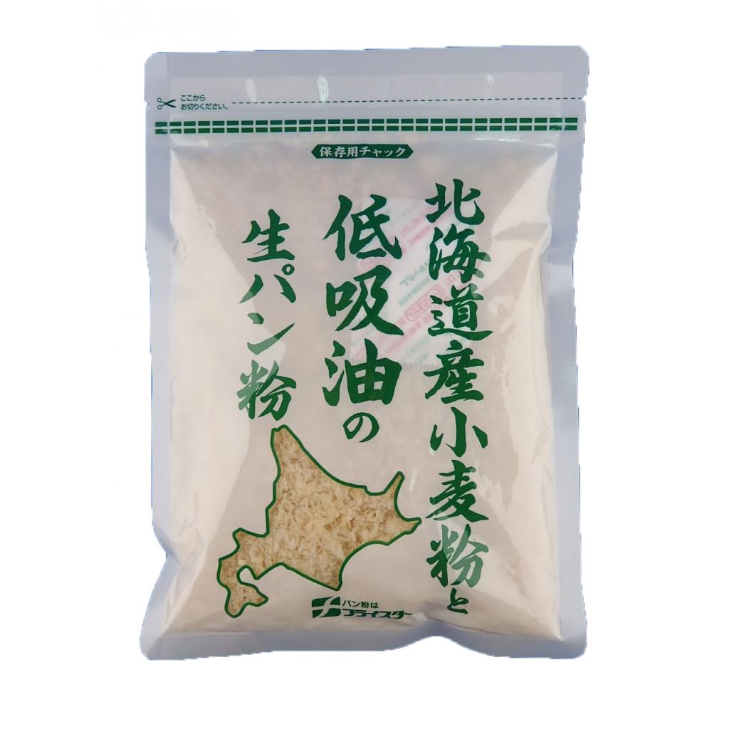 北海道産小麦と低吸油の生パン粉120g フライ