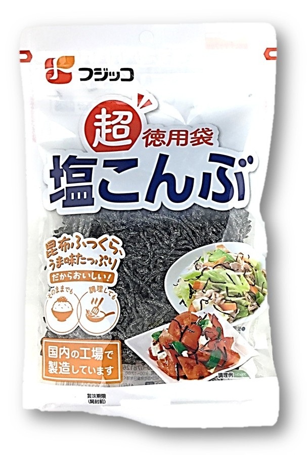 塩こんぶ 超徳用袋140g フジッコ