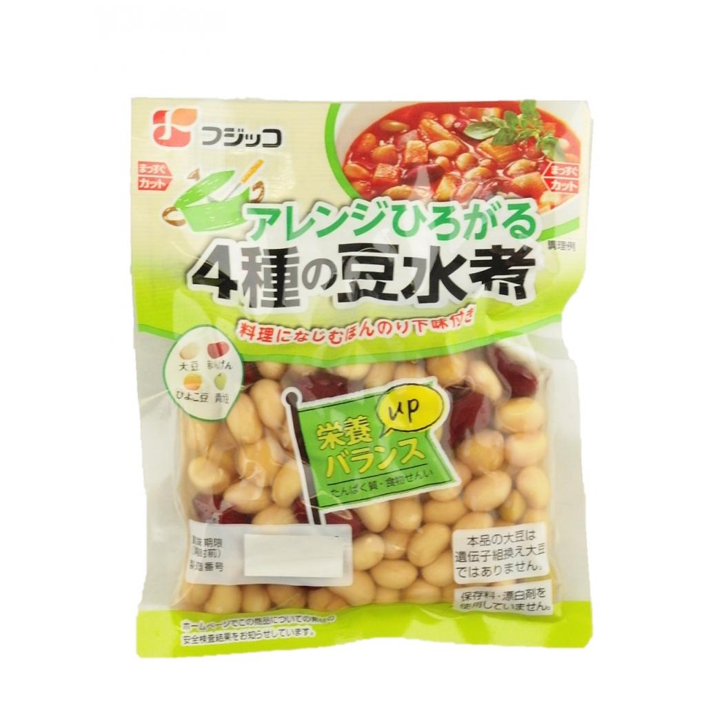 アレンジひろがる4種の豆水煮132g フ