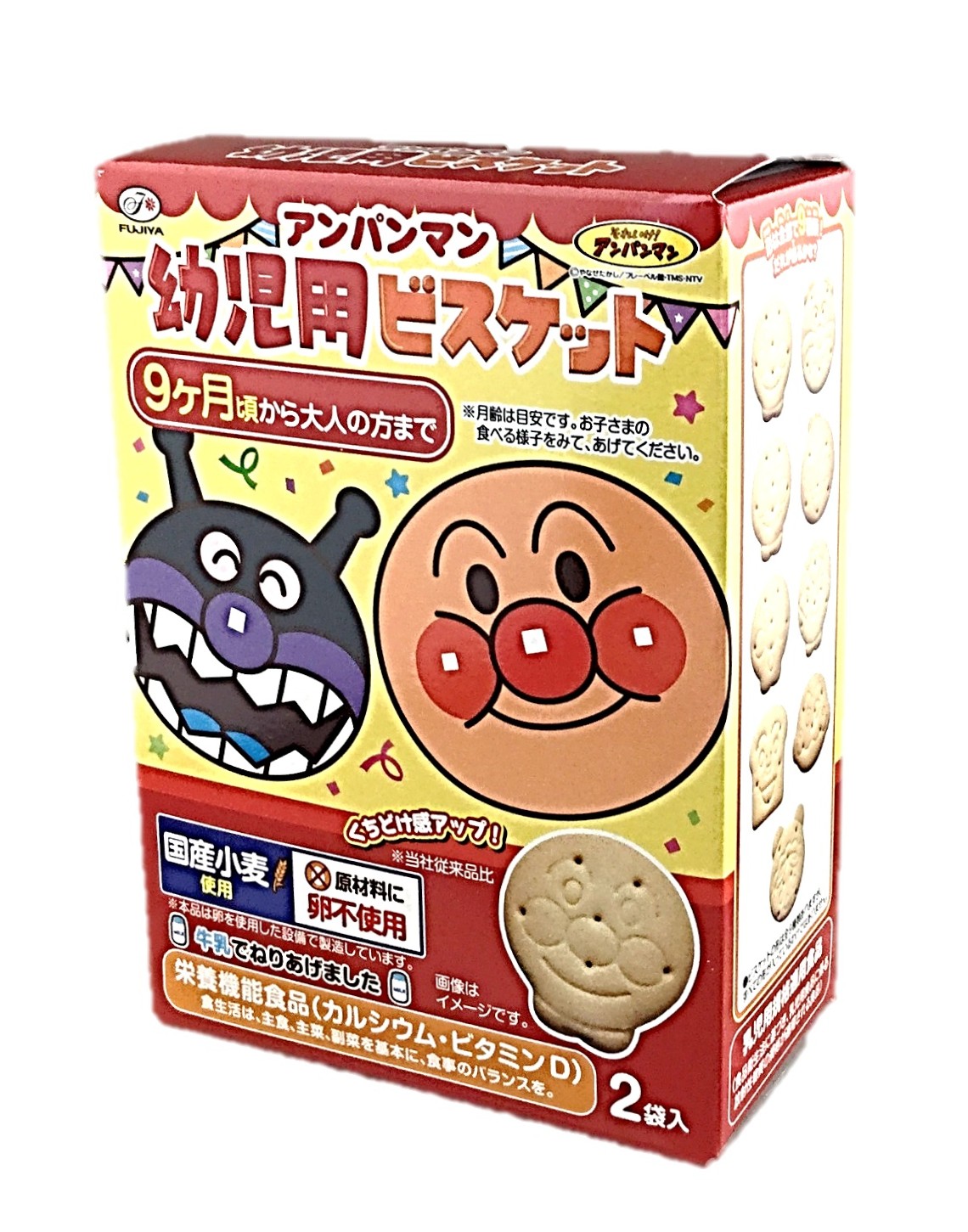 アンパンマン幼児用ビスケット84g 不二