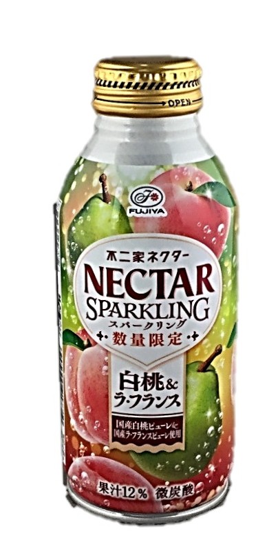 ボトル缶ネクタースパークリング白桃&ラフ