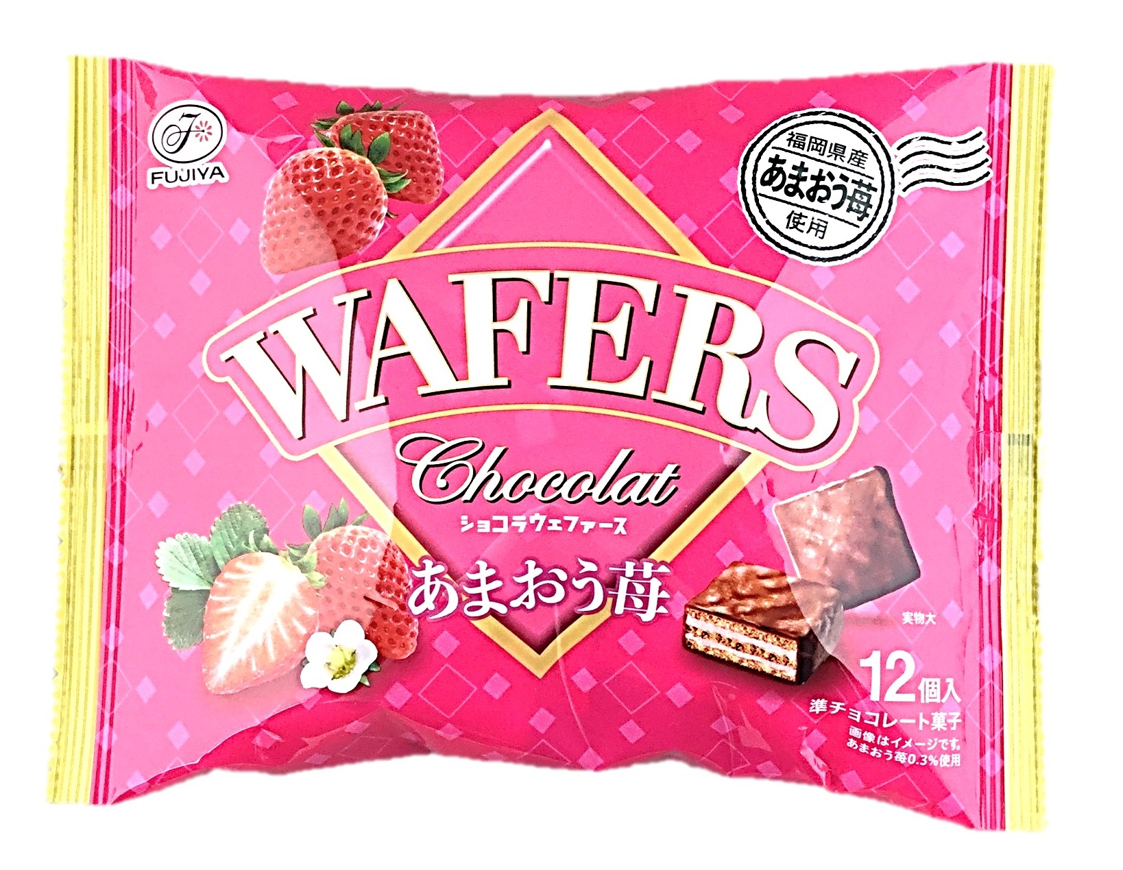 ショコラウェファース(あまおう苺)袋12
