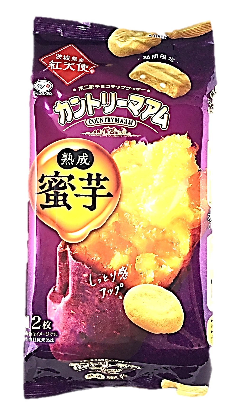 カントリーマアム(熟成蜜芋)12枚 不二