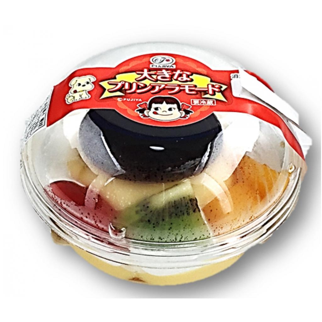大きなプリンアラモード1個 不二家