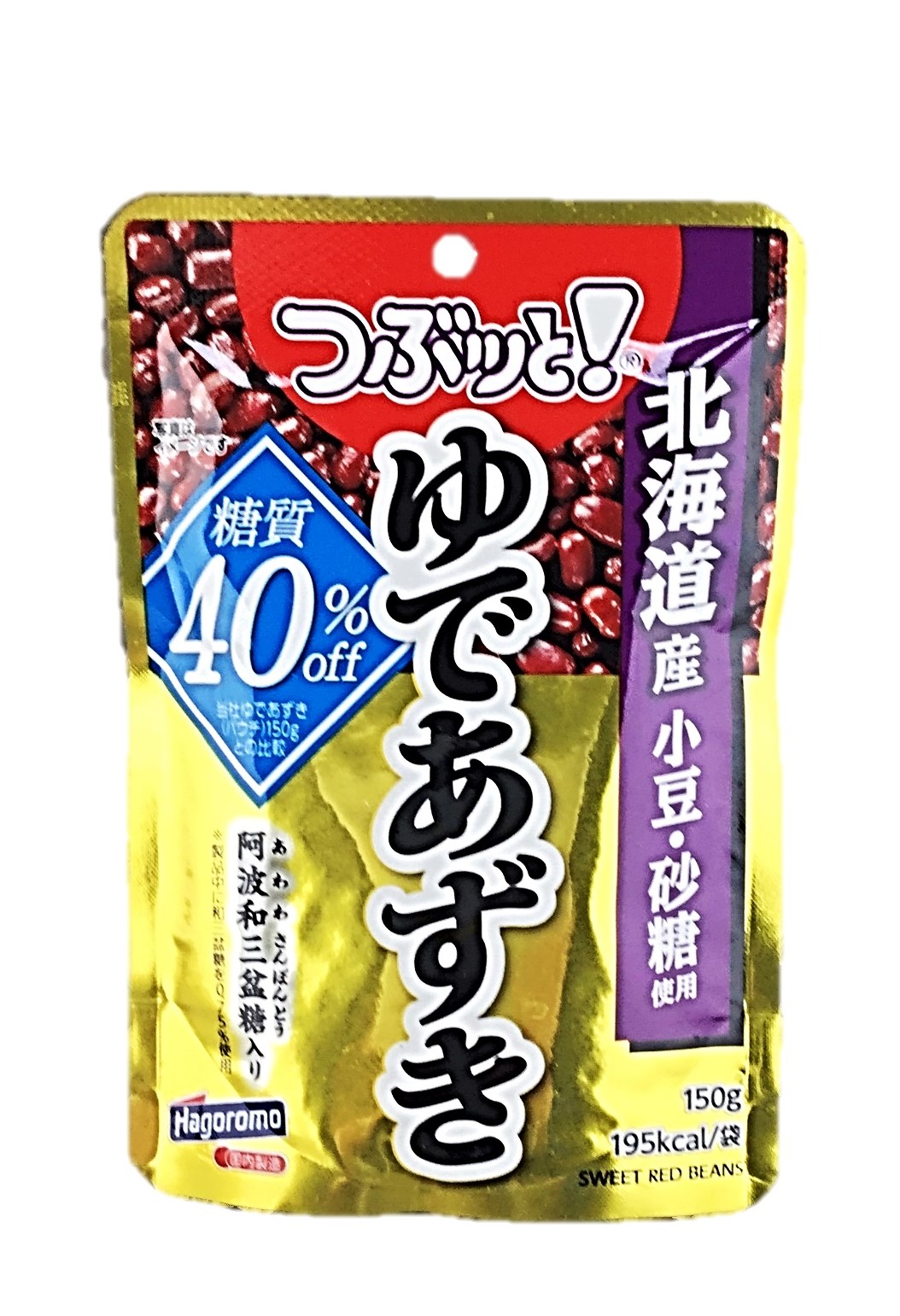 つぶッと!ゆであずき糖質オフ(パウチ)1