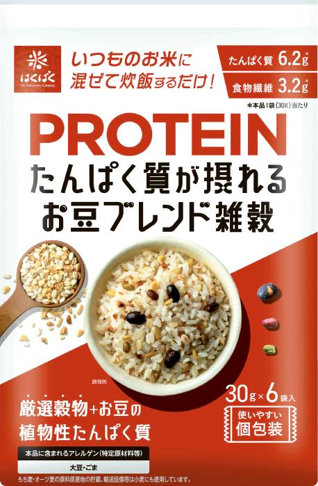 たんぱく質お豆ブレンド雑穀30g×6 は