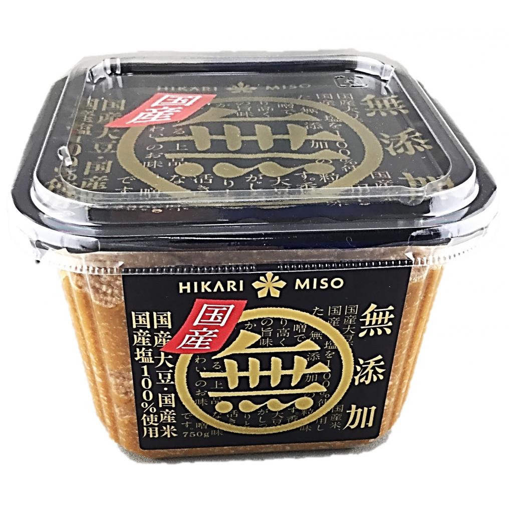 マル無 味噌国産750g ひかり味噌