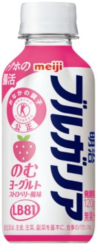 ブルガリアのむヨーグルト ストロベリー風