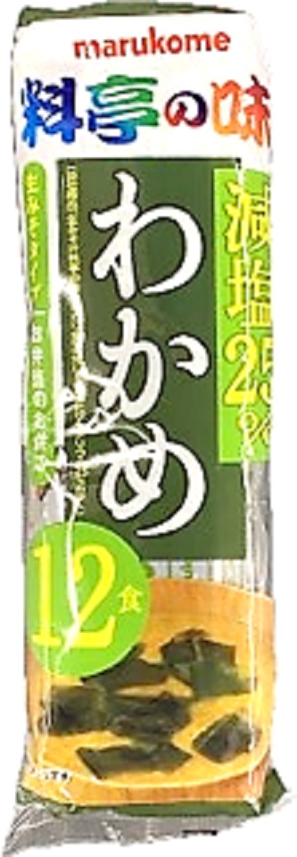 生みそタイプ 減塩わかめ12食入 マルコ