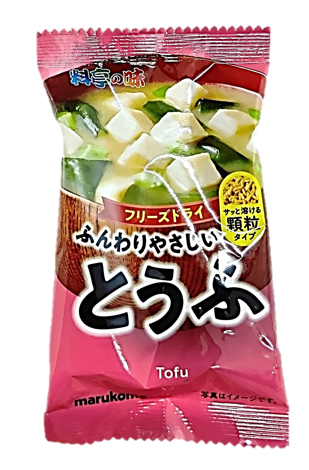 FD顆粒みそ汁 料亭の味とうふ1食 マル