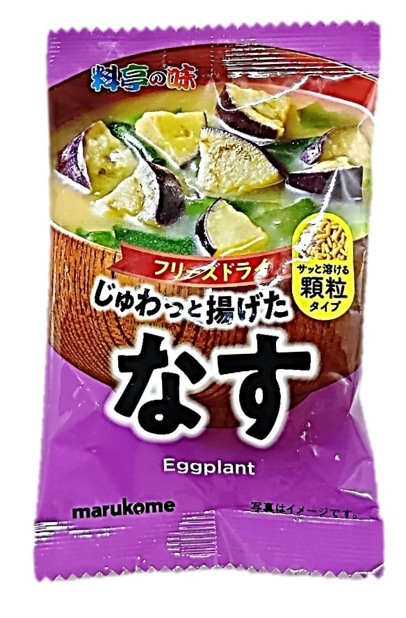 FD顆粒みそ汁 料亭の味茄子1食 マルコ