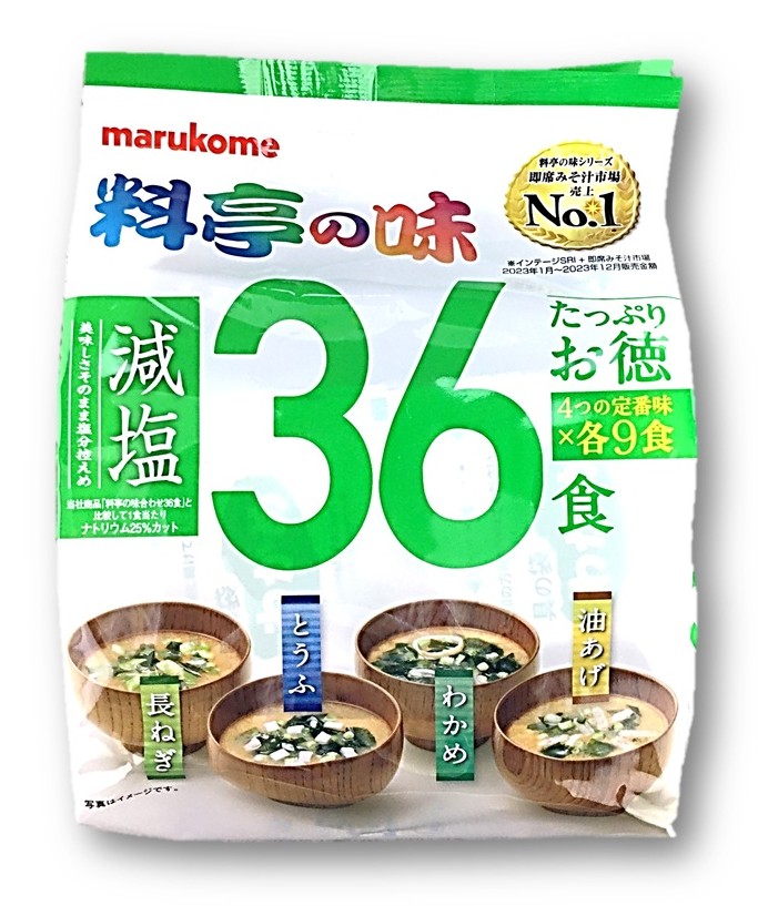 たっぷりお徳料亭の味減塩36食 マルコメ