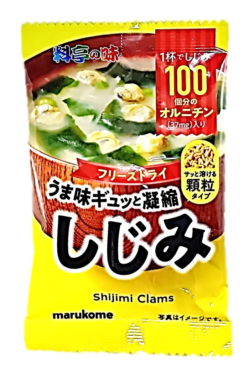 FD顆粒みそ汁 料亭の味しじみ1食 マル